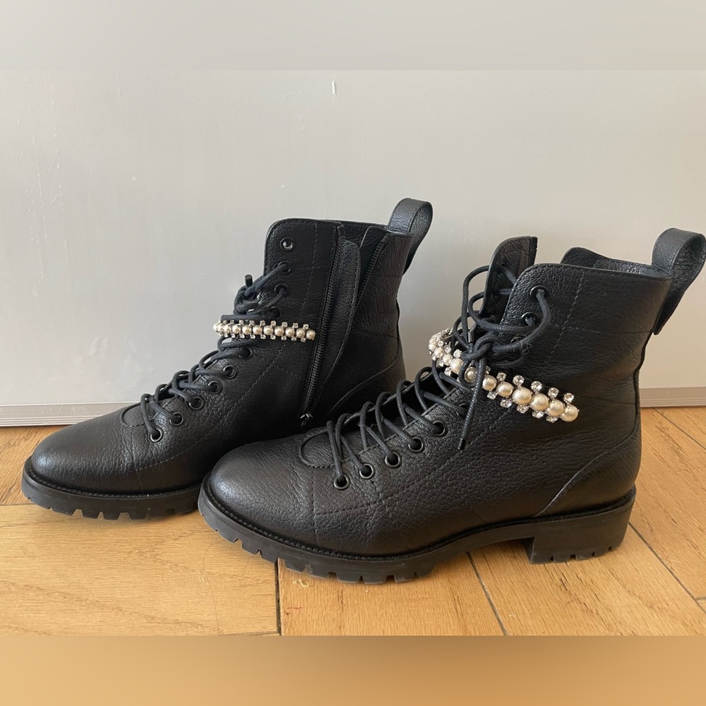 Jimmy Choo Cruz combat boot sz 39